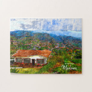 Dining in Madeira , Portugal  Jigsaw Puzzle