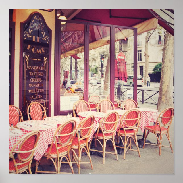 Dining In Paris Al Fresco Poster (Front)