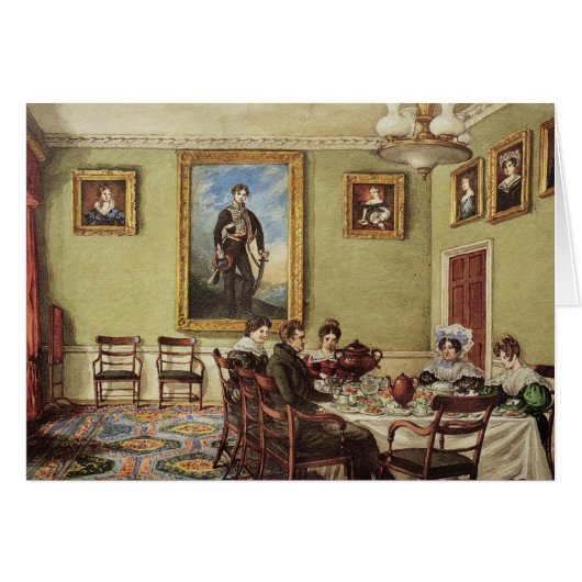 Dining room at Langton Hall Cards (Front Horizontal)