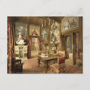 Dining Room, Neuschwanstein Castle, Germany Postcard