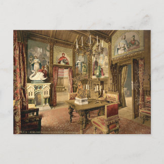 Dining Room, Neuschwanstein Castle, Germany Postcard