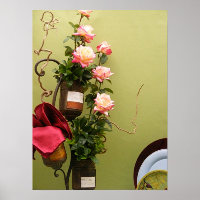Dining Room Roses Poster (Front)
