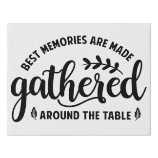 Dining Room Wall Art Memories Made Around Table