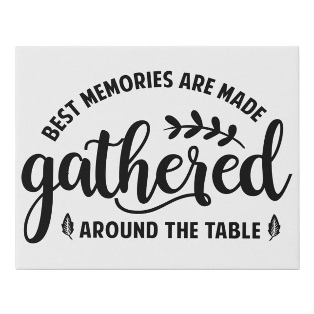 Dining Room Wall Art Memories Made Around Table (Front)