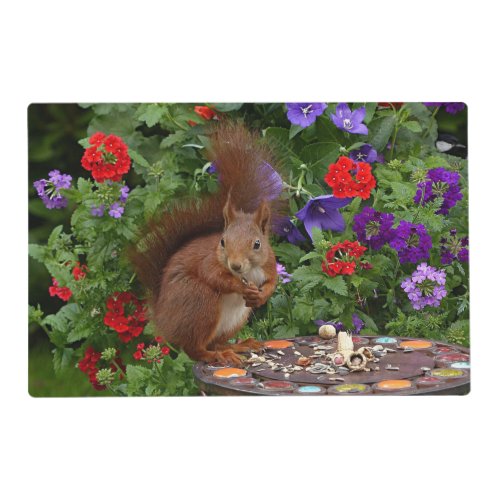 Dining Squirrel Placemat