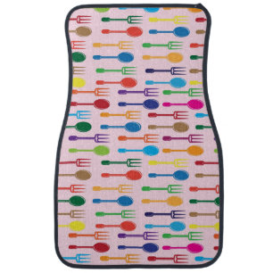 Dining Texture Car Mat