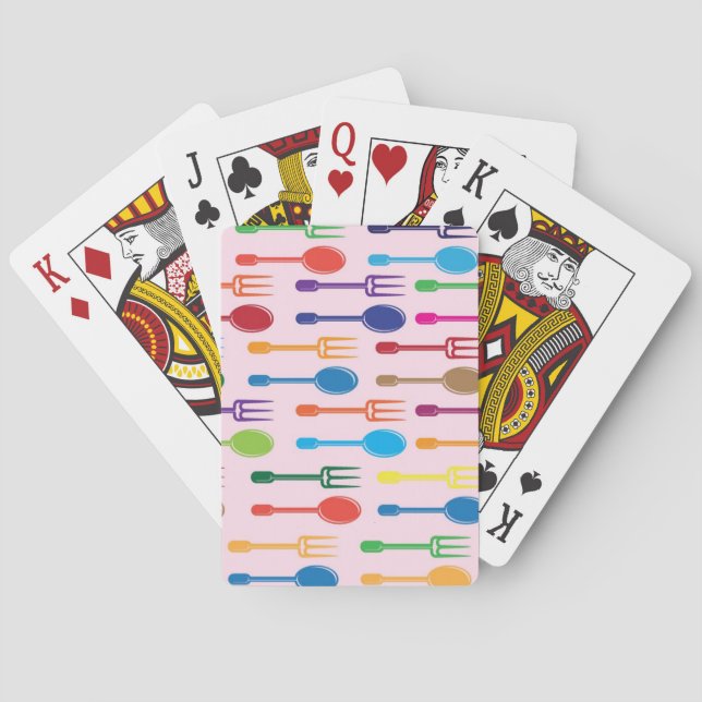 Dining Texture Poker Cards (Back)