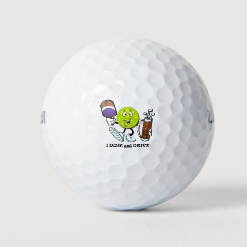 Dink and Drive 2 pickleballgolf Golf Balls