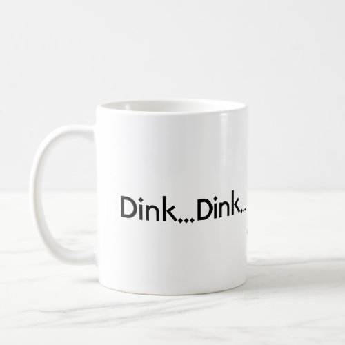 Dink Dink Boom Pickleball Dinking Orange Bombs Coffee Mug