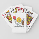 Dink &amp; Drive (pickleball/golf:) Playing Cards at Zazzle