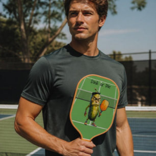 Dink or Die Funny Dill Pickleball Paddle