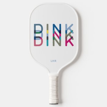 Dink Personalized Custom Name Pickleball Paddle by ParcelStudios at Zazzle