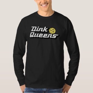 Dink Queens  Cute Pickleball Team Pickle Ball Retr T-Shirt