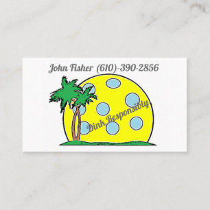 Dink Responsibly Business Cards