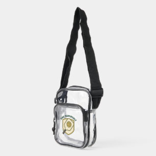 Dink Responsibly Clear Crossbody Bag