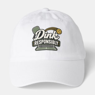 Dink Responsibly Pickleball Gift Hat