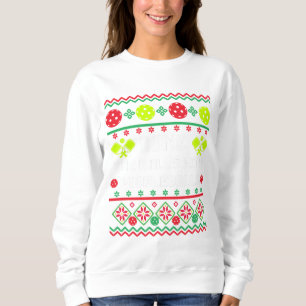 Dink the Halls with Pickleballs Ugly Sweater Style