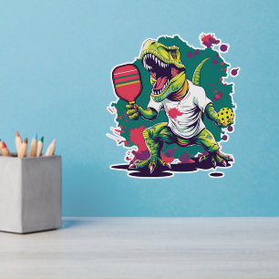 Dinkasaurus Rex pickleball Wall Decal