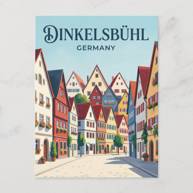Dinkelsbühl Germany Postcard (Front)