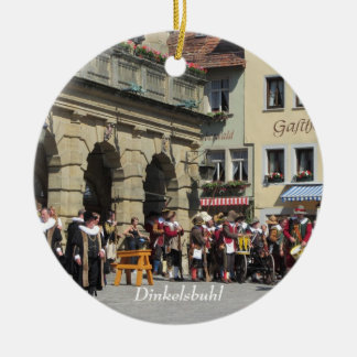 Dinkelsbuhl Historic Franconia Town Ceramic Ornament