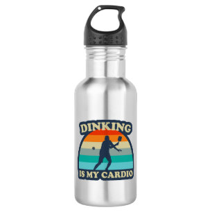 Dinking Is My Cardio Pickleball Stainless Steel Water Bottle