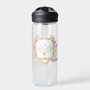 Dinks and Drinks Preppy Pickle Ball Water Bottle
