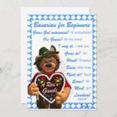Dinky Bears Bavarian for Beginners (Front/Back)
