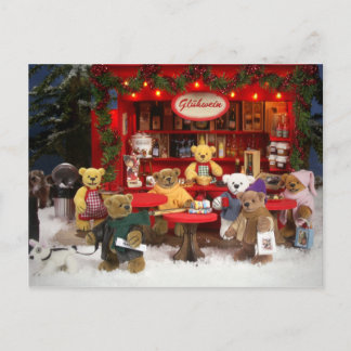 Dinky Bears Christmas Fair Holiday Postcard