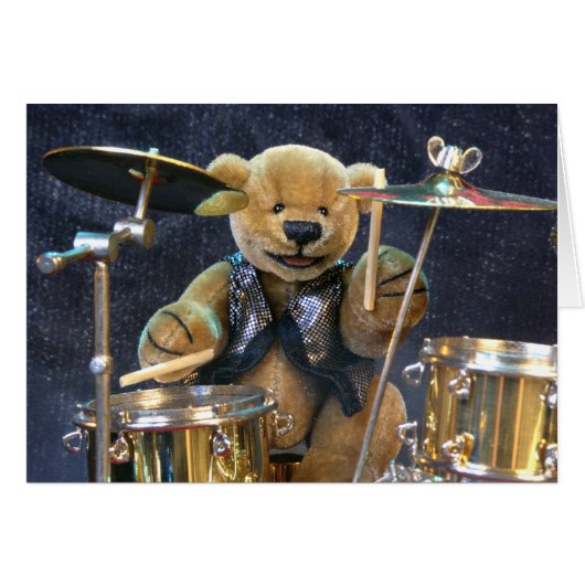 Dinky Bears Drummer Cards (Front Horizontal)