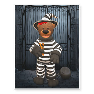 Dinky Bears: Little Prisoner Temporary Tattoos