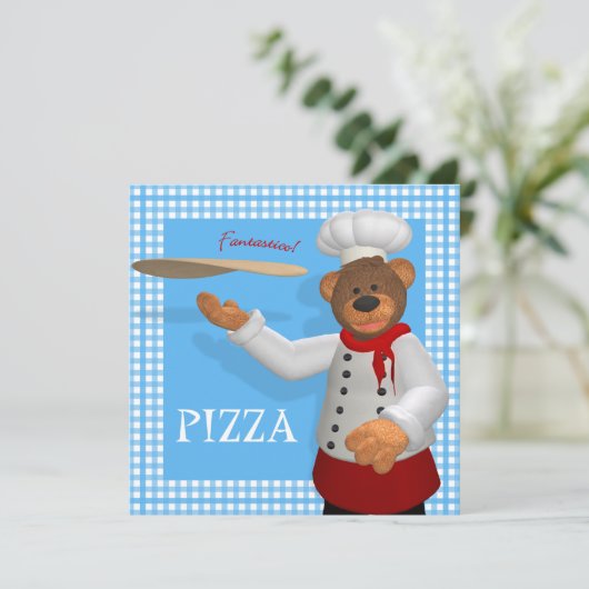Dinky Bears Pizza Baker (Standing Front)