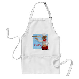 Dinky Bears Pizza Baker Adult Apron