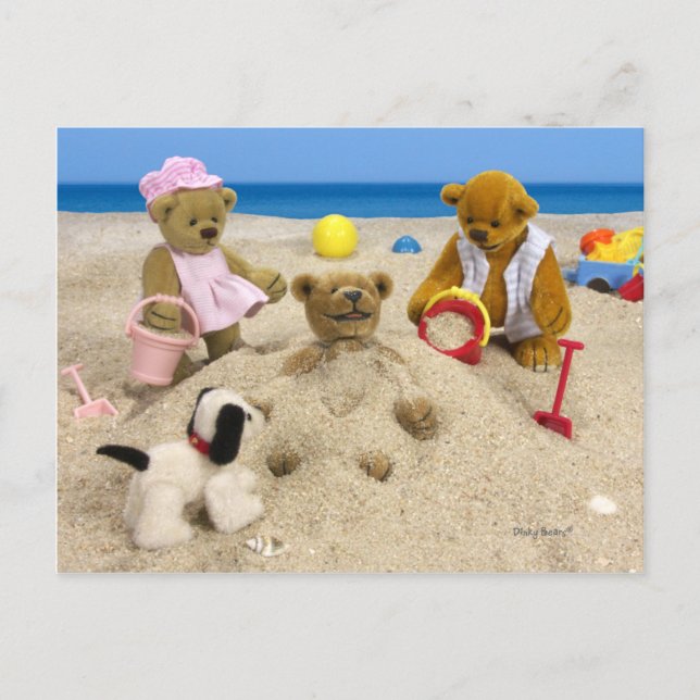 Dinky Bears: Summer Greetings Postcard (Front)