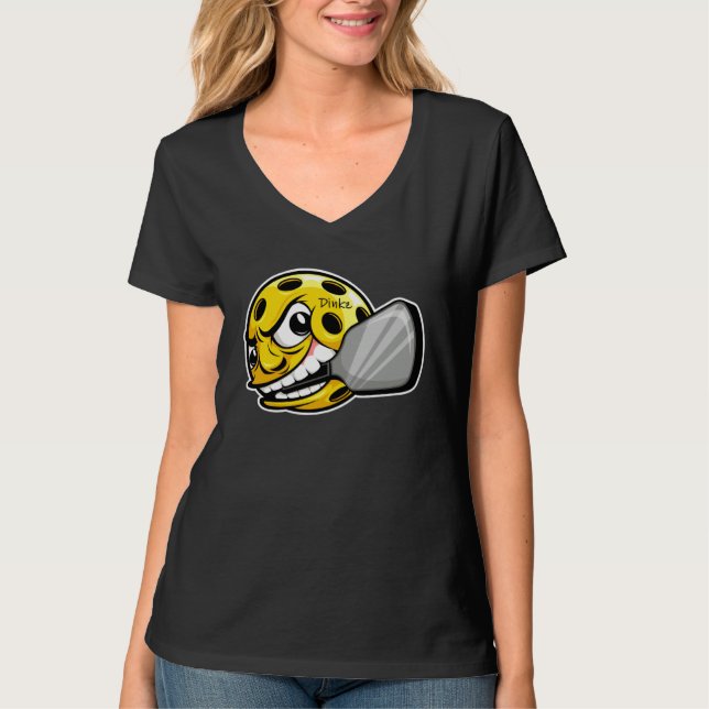 Dinkz a pickleball pickler who loves to play pickl T-Shirt (Front)