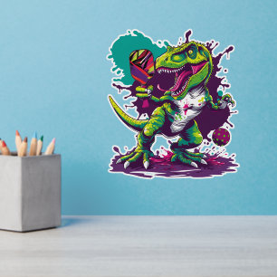 Dinkzilla” – Paddle, Roar, Repeat, pickleball Wall Decal
