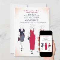  Fashion Show Diva Birthday Runway Party Invitation, Set of 20  Fill-in 7x5 Inch Invites and Envelopes : Handmade Products