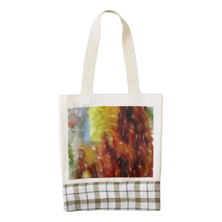 dinner art zazzle HEART tote bag