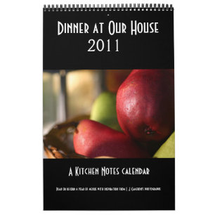 Dinner at Our House calendar