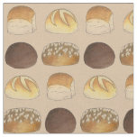 Dinner Bread Rolls Bun in the Oven Baby Shower Fabric