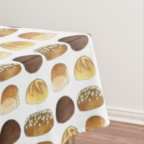 Dinner Bread Rolls Buns Bakery Baker Chef Foodie Tablecloth