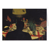Dinner by Lamplight, 1899 (Front Horizontal)