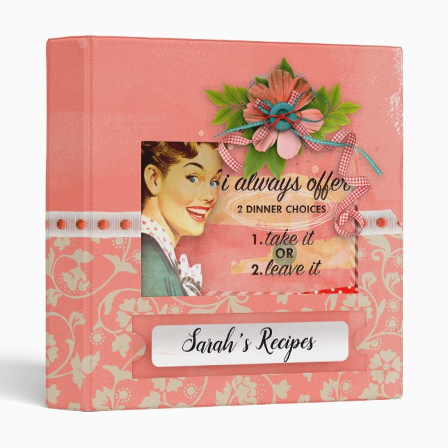 Dinner Choices Recipe Binder (Front/Spine)