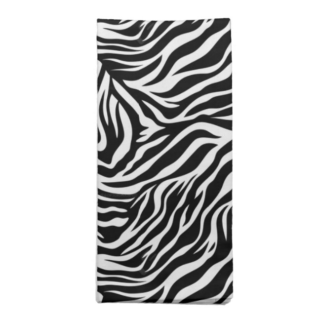 Dinner Cloth Napkin Set-Animal Print (Folded)