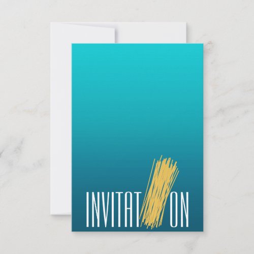 Dinner Cooking Party Italian Spaghetti Aquatic Invitation