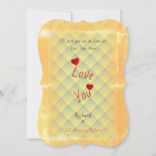 Dinner Date Invitation