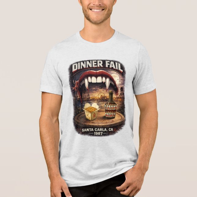Dinner Fail Men's Bella+Canvas Tri-Blend Shirt (Front)