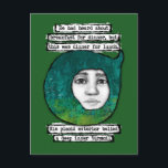 Dinner For Lunch Postcard<br><div class="desc">"He had heard about breakfast for dinner, but this was dinner for lunch. His placid exterior belied a deep inner turmoil". A face drawing from my Fragmented Stories collection.</div>