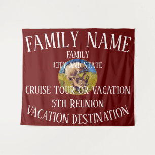 Dinner Happy Hour Girls Boys Night Out 2024 Wine Tapestry