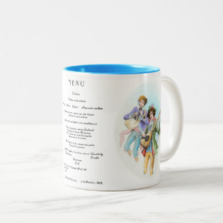 Dinner Invite at The Waldorf Astoria Hotel, 1907 Two-Tone Coffee Mug