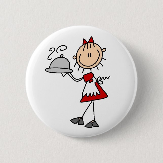 Dinner is Served Button (Front)